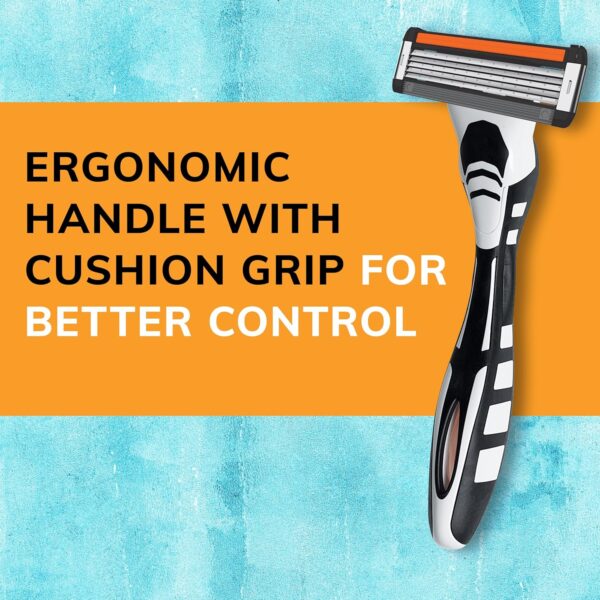 BIC Flex 5 Refillable Men's Razor, Father's Day Gift Set with 5 Blade Razors, 1 Handle and 7 Cartridges for Smooth Shaving