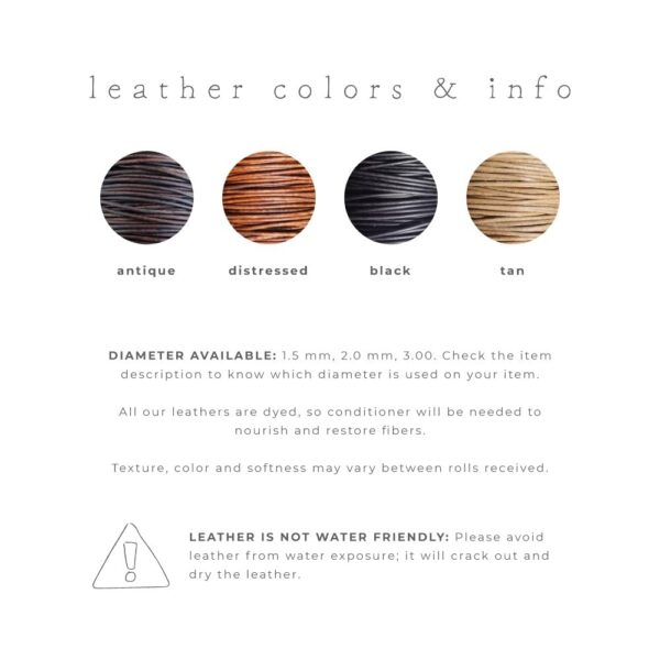 3 mm Men Genuine Leather Bracelet - Handmade Adjustable Cuff, Mens Minimalism Leather Wrap Wristband, Simple Accessories, Premium Leather, Women Gift To Boyfriend, Pulsera Hombre (Antique Brown)