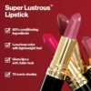 Revlon Super Lustrous Lipstick, Creamy Formula For Soft, Fuller-Looking Lips, Moisturized Feel, 415 Pink In The Afternoon, 0.15 oz