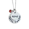 Mimi Necklace Grandchild Necklace Personalized Necklace Personalized Jewelry Handstamped Necklace Birthstone Necklace