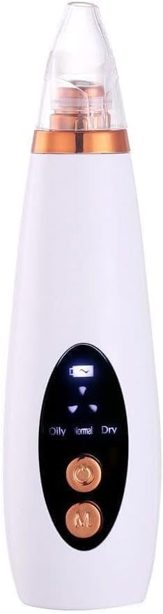 Electric Blackhead Remover Vacuum – Rechargeable Pore Cleaner with 6 Tips for Deep Cleansing & Anti-Aging Skincare