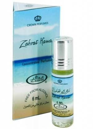 Zahrat Hawaii Concentrated Perfume Oil 6ml Long Lasting Fragrance for Unisex Pack of 1