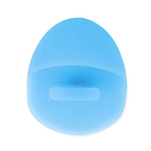 Beauty Blackhead Pad Wash Cleansing Facial Exfoliating Brush Tool Silicone Brush Shampoo Brush Rose (Blue, One Size)