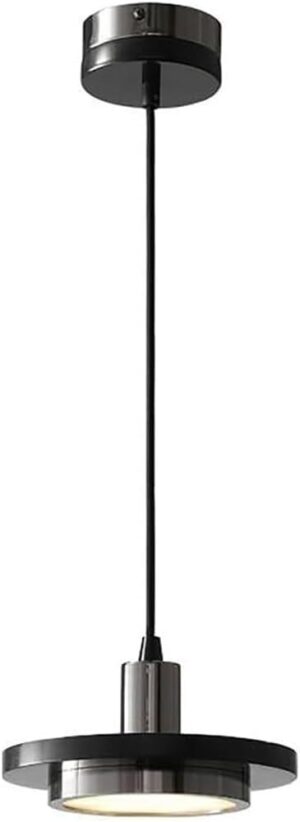 Rustic Farmhouse Vintage Pendant Light Nordic Adjustable Cord LED Hanging Lamp Industrial Style Ceiling Pendant Lighting Fixture for Kitchen Island Dining Room Bedroom Living Room Bedside