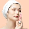 3-in-1 Sonic Vibration Silicone Facial Cleanser & Massager Pink