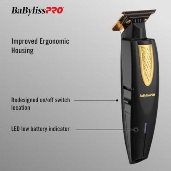 BaBylissPRO LithiumFX Cord/Cordless Lithium Ergonomic Hair Trimmers for Men