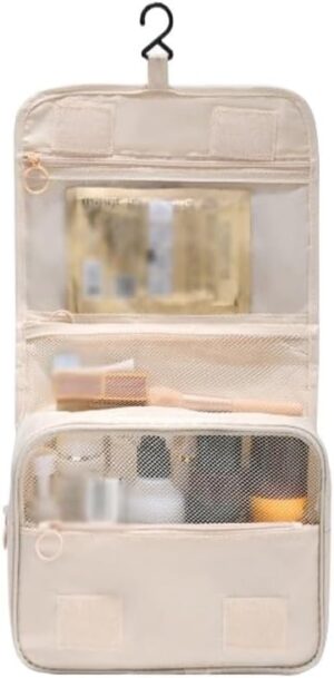 Hook Up Toiletries Bag, Portable Makeup Bag, Storage Bag, Foldable Hanging Travel Storage Bag