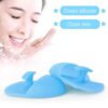 Beauty Blackhead Pad Wash Cleansing Facial Exfoliating Brush Tool Silicone Brush Shampoo Brush Rose (Blue, One Size)