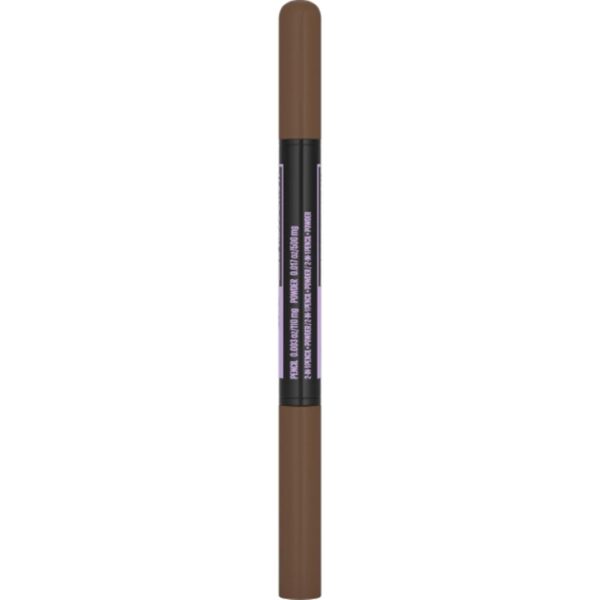 Maybelline Express Brow 2-In-1 Pencil and Powder Eyebrow Makeup, Medium Brown, 1 Count