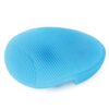 Beauty Blackhead Pad Wash Cleansing Facial Exfoliating Brush Tool Silicone Brush Shampoo Brush Rose (Blue, One Size)