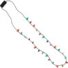 Amscan Multicolor Light Up Bulb Necklace - 30" (Pack Of 1) - Perfect For Festivals, Holidays & Events