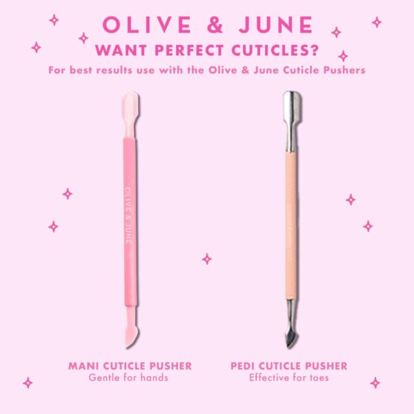 Olive & June Cuticle Remover | Exfoliates & Softens Dry Skin | No Clipping Needed | Avocado, Argan & Jojoba Oil | Fragrance-Free, Vegan & Cruelty-Free | 30mL / 1oz