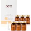GD11 Premium Rx Cell Exosome Treatment | Premium Home Aesthetic Skin Care Set for Skin Regeneration Serum | Anti-Wrinkle and Anti-Aging Face Ampoule for Elasticity Care, 3 Pairs (0.1oz. + 0.2 fl.oz.)
