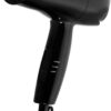 1875 Ceramic Hair Dryer, Powerful Fast Drying, Multi-Setting with Comb Attachment, Additional Detangler Included, Slide Bar Switch, Compact for Home & Travel (Black)