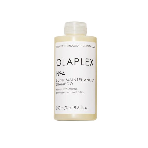 Olaplex No. 4 Bond Maintenance Shampoo, Repairs, Strengthens, & Nourishes All Hair Types, Adds Shine & Leaves Hair Feeling Soft, 8.5 fl oz