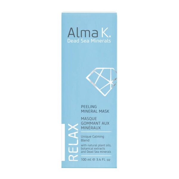 Alma K Peeling Mineral Mask - Exfoliating Face Mask with Avocado Butter and Oil - Face Peel with Dead Sea Minerals - Moisturizing Face Mask - 3.4 oz