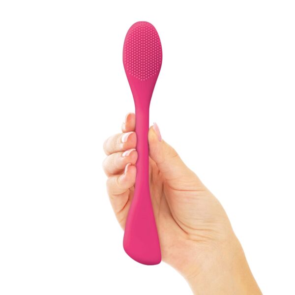 Facial Skin Scrubber Set – Removes Dirt, Opens Pores, Exfoliates Skin, Wall Suction Back