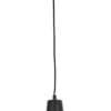 Globe Electric 65155 1-Light Industrial Warehouse Pendant Lighting, Matte Black, Hanging Lamp, Hanging Lights, Ceiling Light Fixture