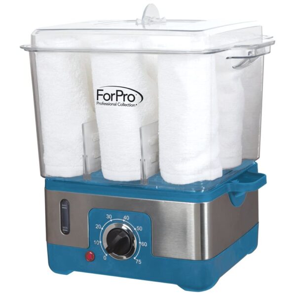ForPro Professional Collection Premium XL Hot Towel Steamer, 50% Larger Capacity, Holds 9 Facial Towels, Quick Heating Steam Towel Warmer for Salons and Spas