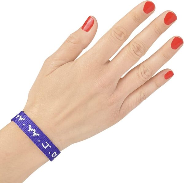 Rhode Island Novelty W.W.J.D. Webbing Bracelets, Twelve Per Order