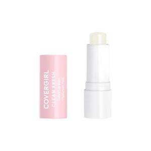 CoverGirl Clean Fresh Tinted Lip Balm, Vegan Formula, Hydrating, Natural Finish, Clear as Crystal, 1 Count
