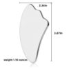 TIBROMTACK Titanium Gua Sha Tool for Face, Neck, Jawline, Body Massage and and relieving facial puffiness to enhance beauty, skincare gift.