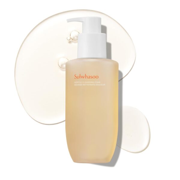 Sulwhasoo Gentle Cleansing Foam - Korean Face Wash for All Skin Types, Moisturizes & Rejuvenates, Removes Dirt & Impurities, Softens Skin, Hydrating Cleanser