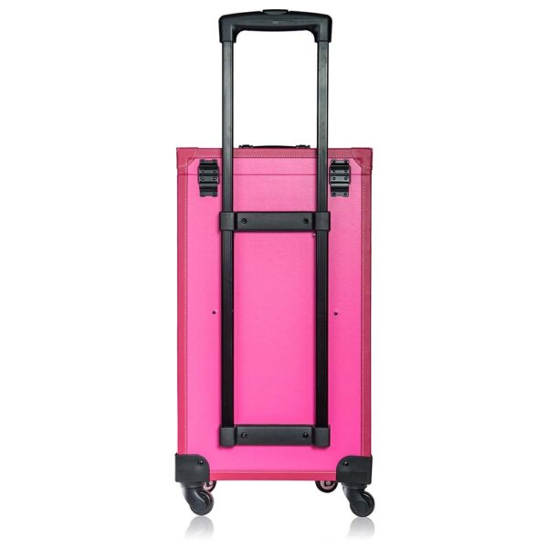 SHANY REBEL Series – Pro Makeup Artists Multifunction Cosmetics Trolley Train Case – Large - Cheer power