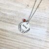 Mimi Necklace Grandchild Necklace Personalized Necklace Personalized Jewelry Handstamped Necklace Birthstone Necklace