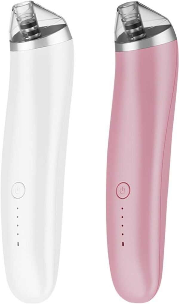 Pore Vacuum 3 Modes USB Charging Blackhead Remover Vacuum with 4 Suction Heads Electric Facial Pore Extractor Cleaner for Women & Men Style 2Vacuum
