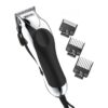 Wahl USA Chrome Pro Corded Clipper Complete Haircutting Kit for Men – Powerful Total Hair Clipping, Beard Trimming, & Grooming - Model 3024635