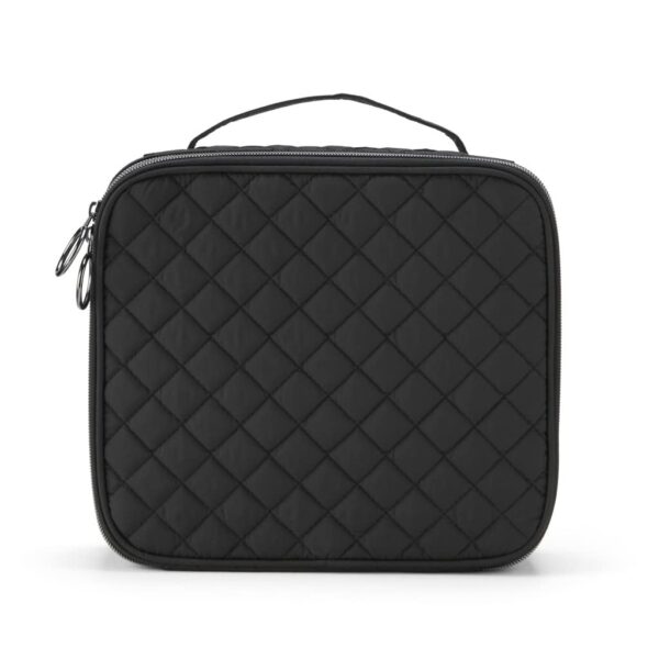 Scünci by Conair Makeup Beauty Case, Makeup Train Case, Makeup Bag, Travel Organizer for Women, Black