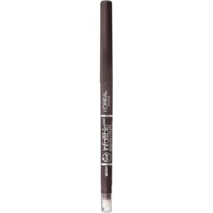 L'Oreal Paris Makeup Infallible Never Fail Original Mechanical Pencil Eyeliner with Built in Sharpener, Brown, 0.008 oz.