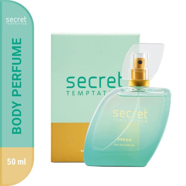 Secret Temptation Dream Eau De Parfum for Women, 50ml | Premium Long-Lasting Luxury Perfume | Floral and Fruity Fragrance | Ideal for Office wear
