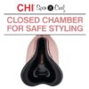 CHI Spin N Curl, Curling Iron For Healthy & Shiny Effortless Curls & Waves, Provides Preset Temperature Settings For Each Hair Texture, Rose Gold
