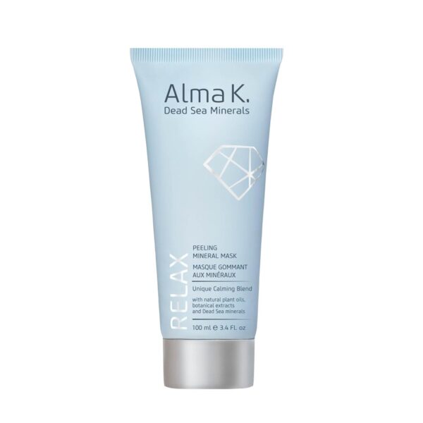 Alma K Peeling Mineral Mask - Exfoliating Face Mask with Avocado Butter and Oil - Face Peel with Dead Sea Minerals - Moisturizing Face Mask - 3.4 oz