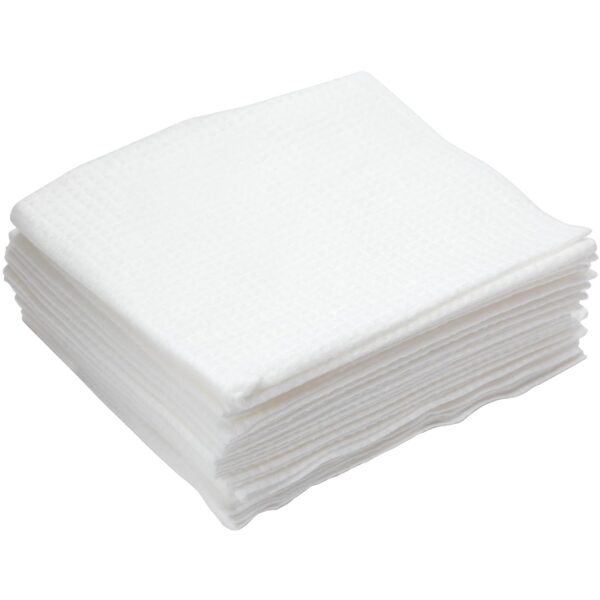 ForPro Premium Pure & Simple XL Facial Towels, Disposable Makeup Remover Dry Wipes, Ultra Soft Lint-Free Biodegradable Face Towels, 100% Vegan & Cruelty-Free, 50-Count