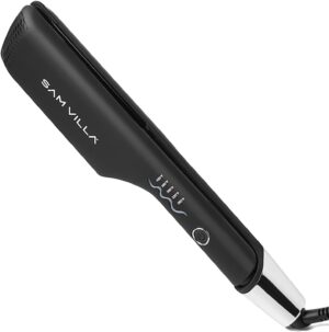Sam Villa Pro Results Double-Barrel Hair Waver Iron with Variable Temperature Settings 1 Count (Pack of 1)