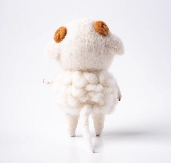 YJIUYUANQ DIY Pendant Craft Wool Felting Kit for Beginners - Wool Felt Pendant kit - 12 Chinese Zodiac Signs