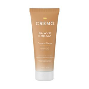 Cremo Cremo Coconut Mango Moisturizing Shave Cream, Astonishingly Superior Ultra-Slick Shaving Cream for Women Fights Nicks, Cuts and Razor Burn, 6 Fl Oz