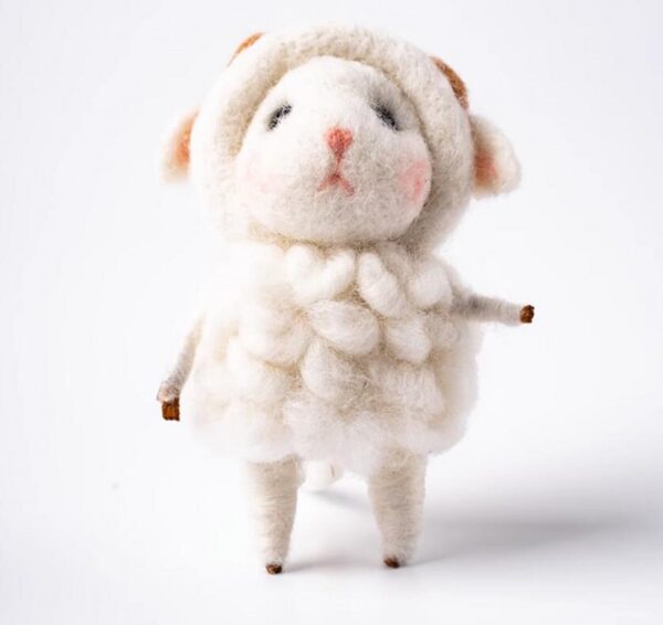 YJIUYUANQ DIY Pendant Craft Wool Felting Kit for Beginners - Wool Felt Pendant kit - 12 Chinese Zodiac Signs