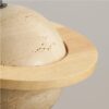 Natural Stone Spherical Chandelier Wood Mid Century Vintage Farmhouse Pendant Light Antique Rustic Hanging Lamp Ceiling Light Fixture for Bedroom Kitchen Island Dining Room Living Room G9 Base