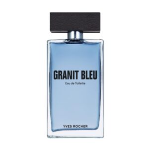 Yves Rocher Granit Bleu Eau de Toilette for Men Long Lasting Fragrance 100 ml./3.3 fl.oz.