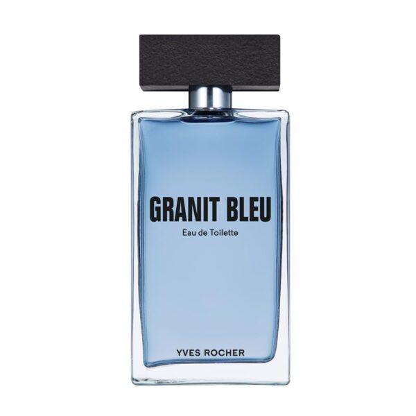Yves Rocher Granit Bleu Eau de Toilette for Men Long Lasting Fragrance 100 ml./3.3 fl.oz.