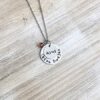 Mimi Necklace Grandchild Necklace Personalized Necklace Personalized Jewelry Handstamped Necklace Birthstone Necklace