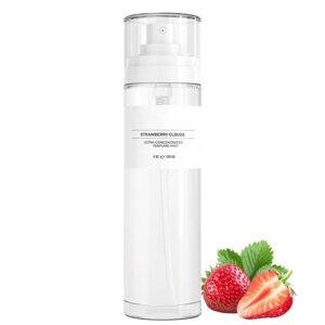 Strawberry Clouds Ultra-Concentrated Perfume Mist, Luxury Perfume Oil, Ultra-Concentrated Women Fragrance Oil, Long Lasting Rollerball Travel Mini (Strawberry)