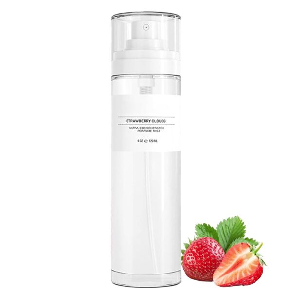 Strawberry Clouds Ultra-Concentrated Perfume Mist, Luxury Perfume Oil, Ultra-Concentrated Women Fragrance Oil, Long Lasting Rollerball Travel Mini (Strawberry)