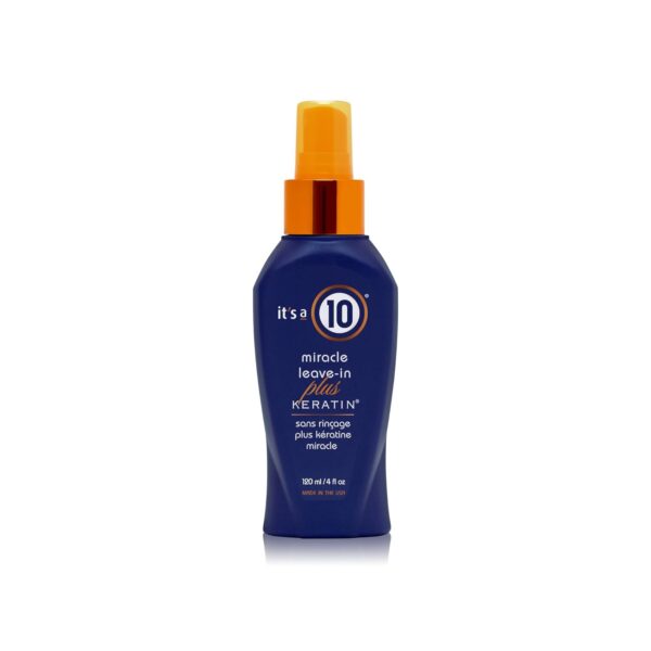 It's a 10 Haircare Miracle Leave-In Plus Keratin, 4 Fl. Oz (Pack of 1)
