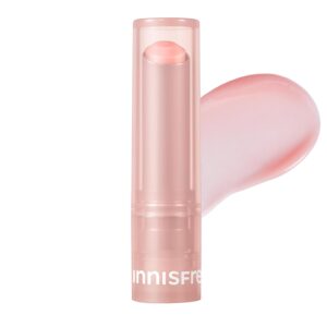 innisfree Dewy Tint Lip Balm with Hydrating Hyaluronic Acid and Ceramides, Tinted Korean Lip Balm