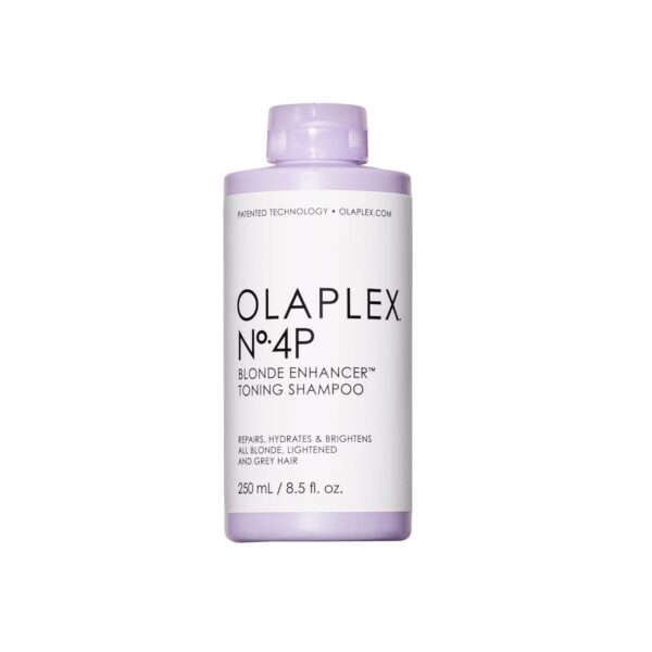 Olaplex No. 4P Blonde Enhancer Purple Toning Shampoo, Repairs, Hydrates, & Brightens All Blonde, Lightened, & Grey Hair, 8.5 fl oz